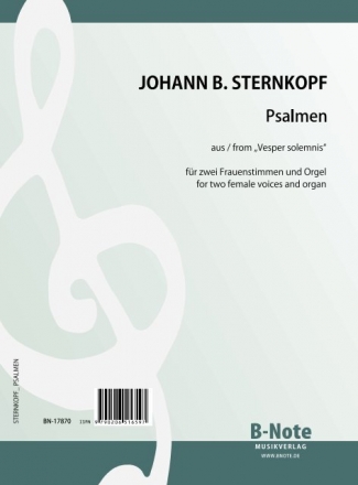 Psalmen aus 'Vesper solemnis' fr zwei Frauenstimmen und Orgel Orgelpartitur