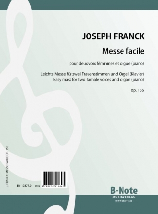 Leichte Messe op.156 fr 2 Frauenstimmen und Orgel (Klavier) Orgelpartitur