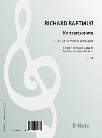 Konzertsonate C-Dur op.24 fr Klavier,Harmonium Spielnoten