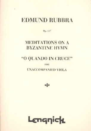 O quando in cruce op.117 for viola