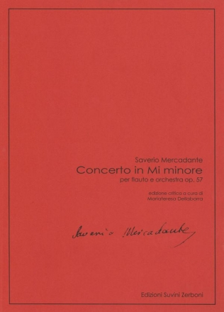 Concerto in Mi minore Op.57 Flute and Orchestra Partitur