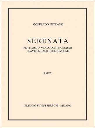 Goffredo Petrassi, Serenata (1958) per 5 strumenti (14') Stimmen-Set
