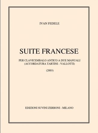 Suite Francese per clavicembalo antico a due mani Partitur