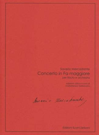 Concerto In Fa maggiore per flauto e orchestra score