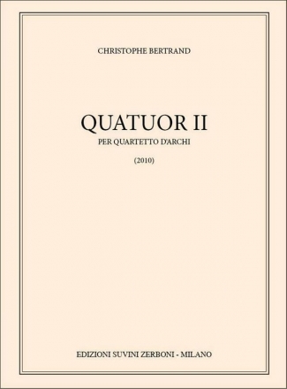 Quatuor II Streichquartett Partitur