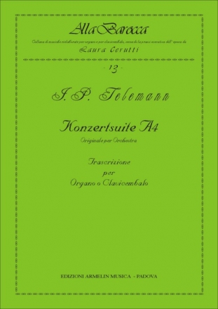 Telemann, Georg Philipp Konzertsuite. Trascrizione per Organo o Clavicembalo