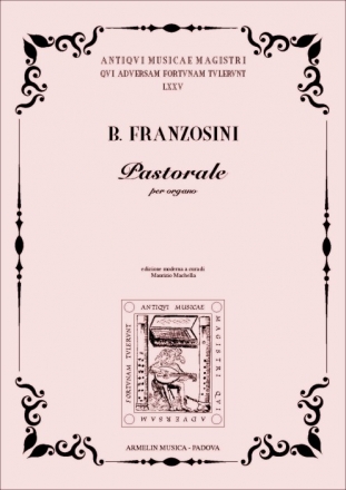 Franzosini, Bartolomeo Pastorale per organo.