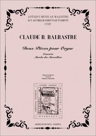 Balbastre, Claude Benigne 2 Pieces pour Orgue