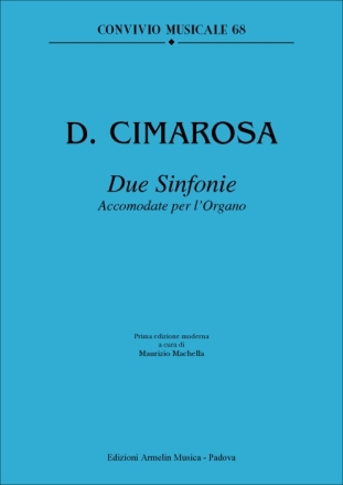 Cimarosa, Domenico Due Sinfonie per Organo