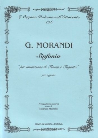 Morandi, Giovanni Sinfonia per Organo per imitazione di flauto e fagotto