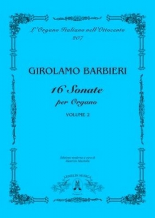 Barbieri, Girolamo 16 Sonate per Organo, vol. 2