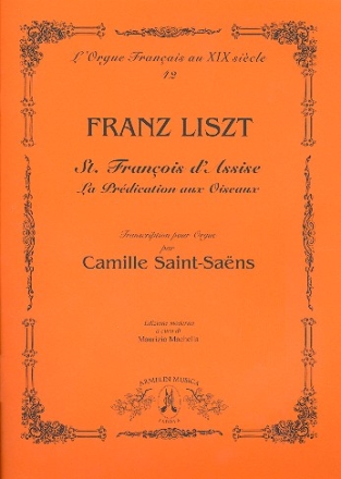 St. Franois d'Assise - La prdication aux oiseaux  pour orgue