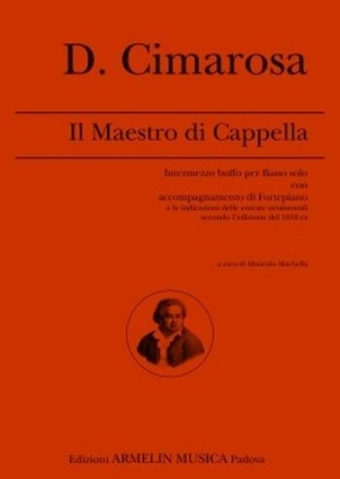 Il maestro di cappella per basso e fortepiano partitura (it)