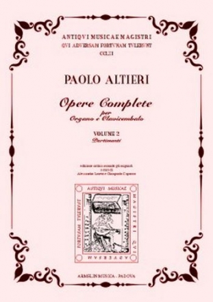 Altieri, Paolo Opere per Organo e Clavicembalo, vol. 2. Partimenti per Cembalo