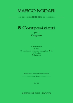 Nodari, Marco Policromia. 5 Composizioni per Organo. Policromia, Aria, Un piccolo ri