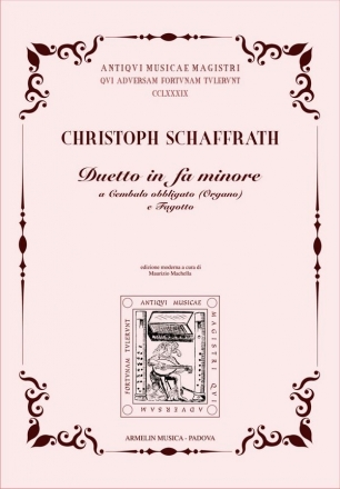 Schaffrath, Christoph Duetto in fa minore per Cembalo obbligato (Organo) e Fagotto