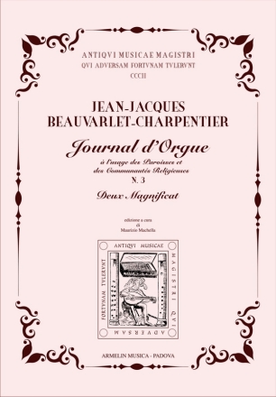Journal d'Orgue  l'usage des Paroisses et des Communauts Religieuses pour orgue
