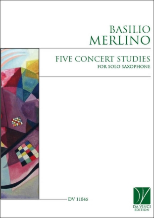 Basilio Merlino, Five Concert Studies, for Soprano Saxophone Soprano Saxophone Book