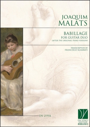 Joaquim Malats, Babillage, for Guitar Duo Guitar Duet Book & Part[s]