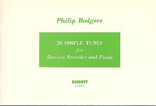 20 simple Tunes for descant recorder and piano