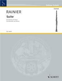 Suite fr Klarinette in A und Klavier Partitur und Stimme