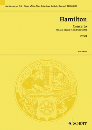 Hamilton, Iain, Concerto op. 37 Jazz-Trompete und Orchester Studienpartitur