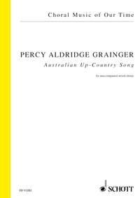 Australian up-country Song fr gemischten Chor a cappella, Klavier ad lib. Chorpartitur