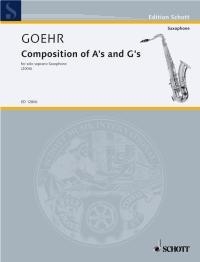 Composition of A's and G's fr Sopran-Saxophon