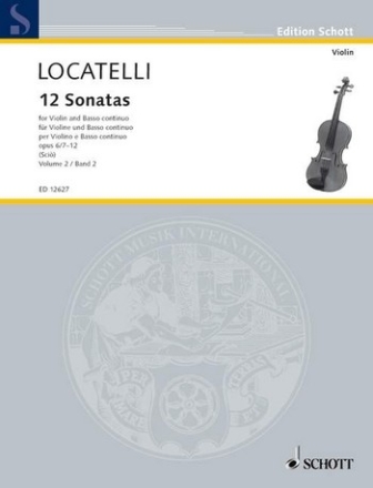12 Sonaten op.6 Band 2 (Nr.7-12) fr Violine und Bc