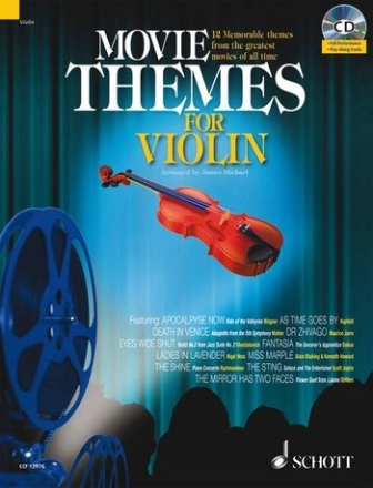 Movie Themes (+CD): fr Violine (Klavierbegleitung als PDF zum Ausdrucken)