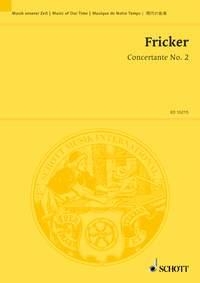 Concertante No. 2 op. 15 fr 3 Klaviere, Streicher und Pauken Studienpartitur