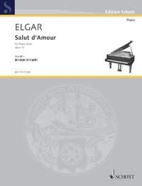 Salut d'Amour op.12 fr Klavier zu 4 Hnden Spielpartitur
