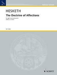 Hesketh, Kenneth The Doctrine of Affections fr 8 Blser Partitur