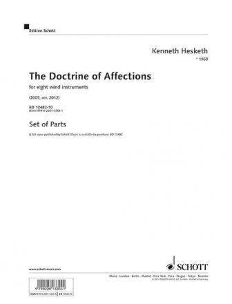 Hesketh, Kenneth The Doctrine of Affections fr 8 Blser Stimmensatz