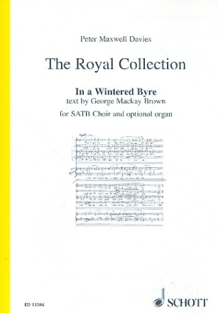 In a wintered Byre for mixed chorus a cappella (organ ad lib) score