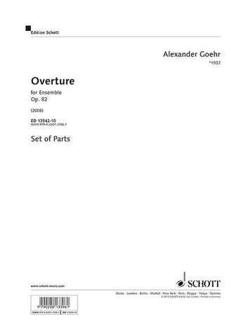 Ouvertre op.82 fr Ensemble Partitur