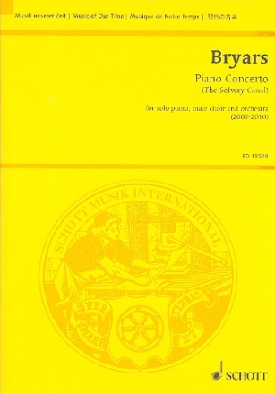 Concerto The Solway Canal for piano, male chorus and orchestra study score