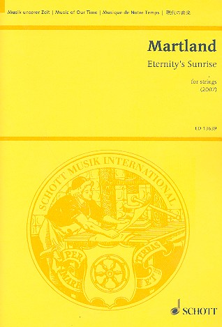 Eternity's Sunrise for strings study score