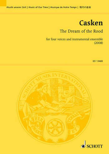 The Dream of the Rood for 4 voices and instrumental ensemble study score