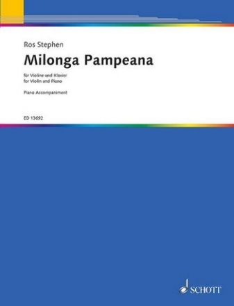 Milonga Pampeana fr Violine und Klavier Klavierbegleitung