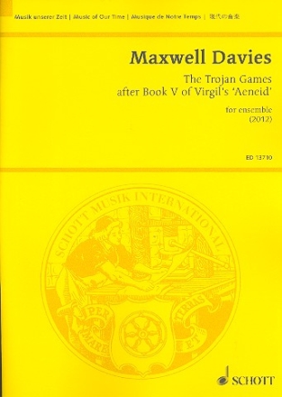 The Trojan Games for orchestra study score
