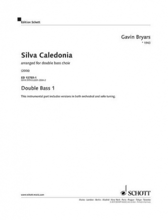 Silva Caledonia fr Kontrabass-Ensemble (Minimum 8 Spieler) Kontrabass 1