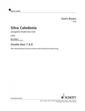 Silva Caledonia fr Kontrabass-Ensemble (Minimum 8 Spieler) Kontrabass 7