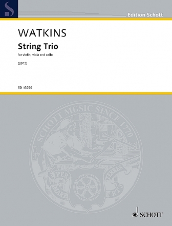 String trio for violin, viola and cello score and parts