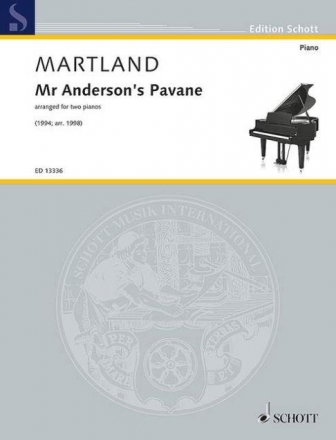 ED13336 Mr. Anderson's Pavane fr 2 Klaviere zu 4 Hnden Partitur