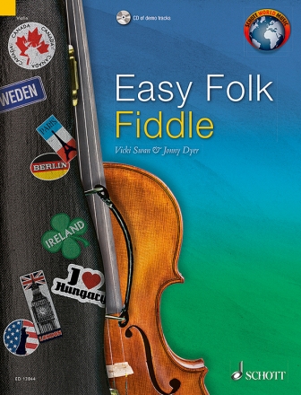 Easy Folk Fiddle (+CD): fr Violine