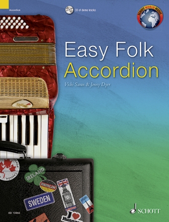 Easy Folk Accordion (+CD): fr Akkordeon