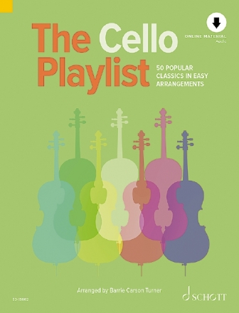 The Cello Playlist (+Online Audio) for cello and piano