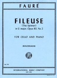 Gabriel Faur, Fileuse Op. 80 N. 2 (Rose) 2 Violoncelli and Piano