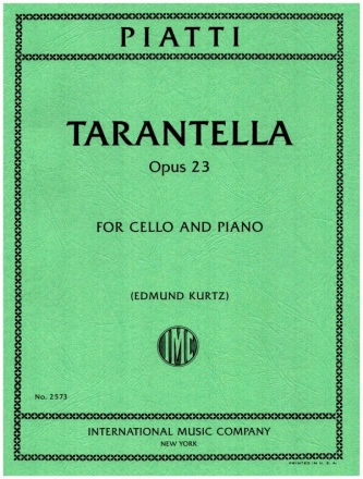 Tarantella op.23 for 2 violoncelli and piano